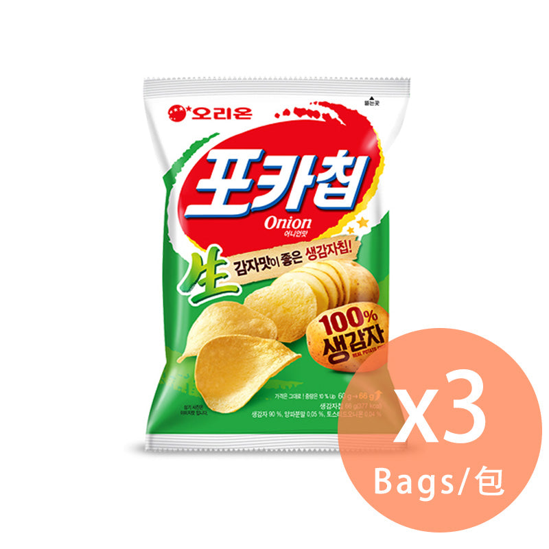 Orion - 焗薯片 (洋蔥味) 66g x 3包 [韓國直送] 