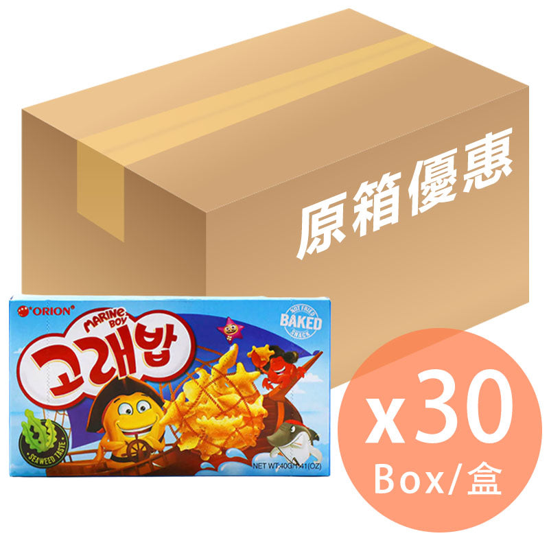 [原箱]Orion - 國王魚仔餅(盒裝) 40g x 30盒 [韓國直送]