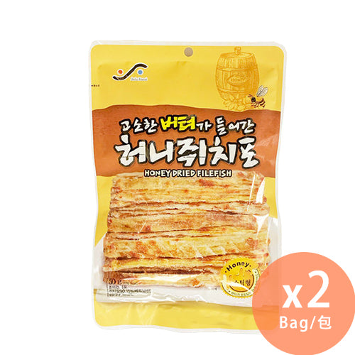 韓國Jinju - 蜂蜜奶油魚乾 50g x 2
