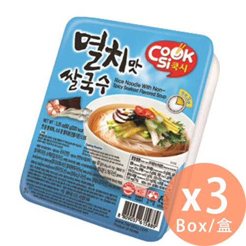 Cook Si 湯米 - 鯷魚味米線 92g x 3盒 (8809037615889_3)[韓國直送]