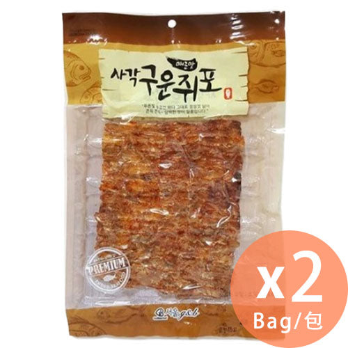 SEOUL G&B - 四角型烤魚浦片(辣味) 60g x 2包 [韓國直送]