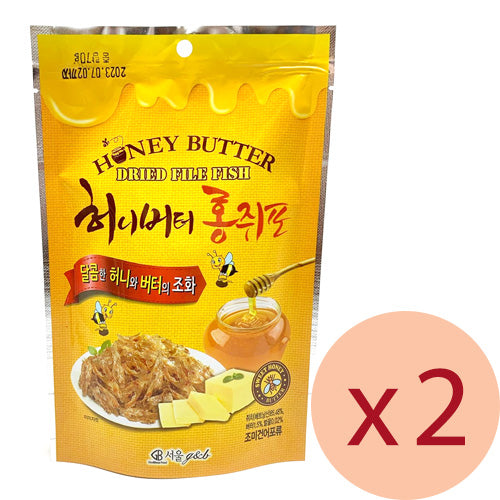 SEOUL G&B - 蜂蜜奶油烤魚浦片 70g x 2包 [韓國直送]