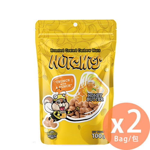 Nutchies - 樂脆腰果 - 蜂蜜奶油風味 - 100g x 2 (8991002505391_2)