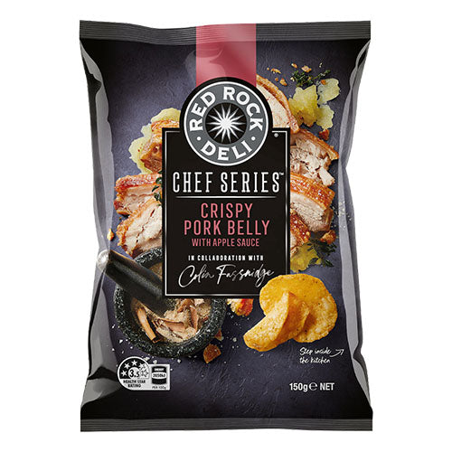 Red Rock Deli - Chef - 蘋果汁豬腩仔味薯片 - 150g [澳洲直送](9310015252389)