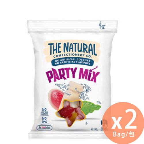 The Natural Confectionery Co - 無色素軟糖純天然水果軟糖 綜合派對 - 240g x 2 (澳洲直送)(9310434001742_2)