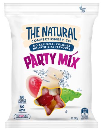 The Natural Confectionery Co - 無色素軟糖純天然水果軟糖 綜合派對 - 240g (澳洲直送)(9310434001742)