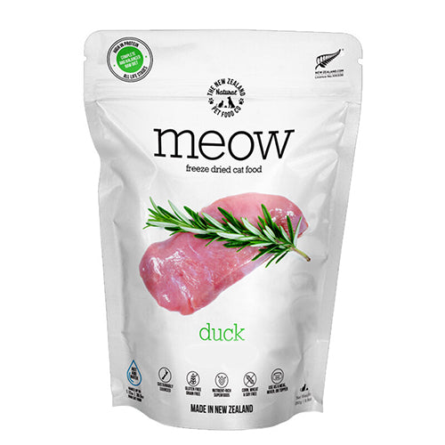 THE New Zealand NATURAL - Meow - 紐西蘭凍乾貓糧 鴨肉配方 280g(9421904644342)[平行進口] #寵物 #貓糧