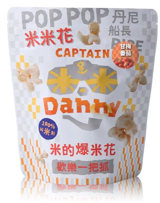 丹尼船長 - 甘梅蕃茄味米爆谷 100g【台灣直送】(米爆谷)(SKU_12034)