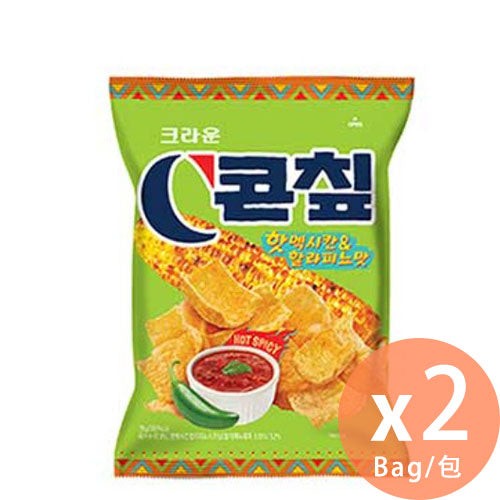 CROWN - 墨西哥辣醬味 粟米脆片 - 70g x 2包[韓國直送](SKU_12136_2)